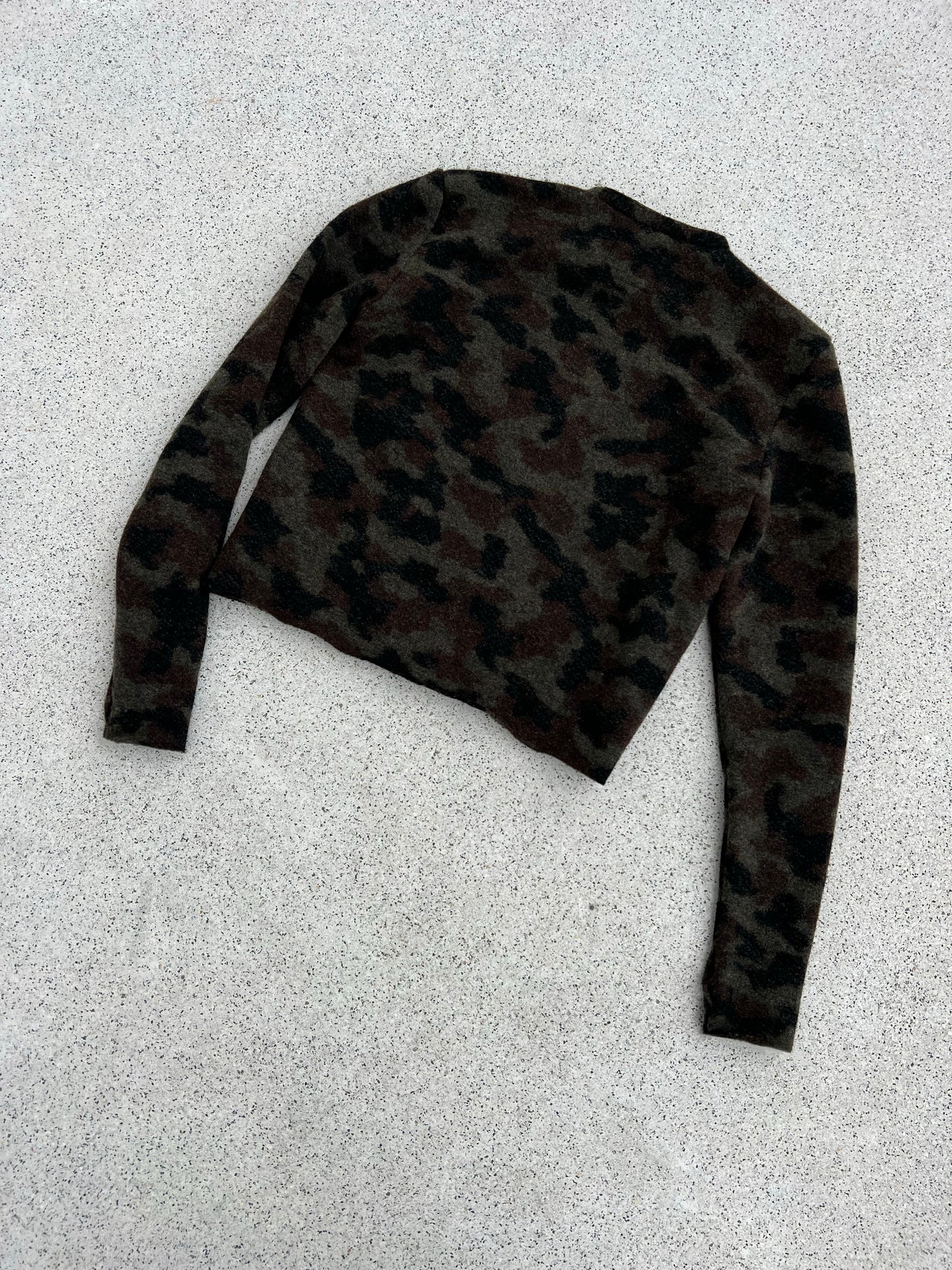 Camouflage Knit Sweater