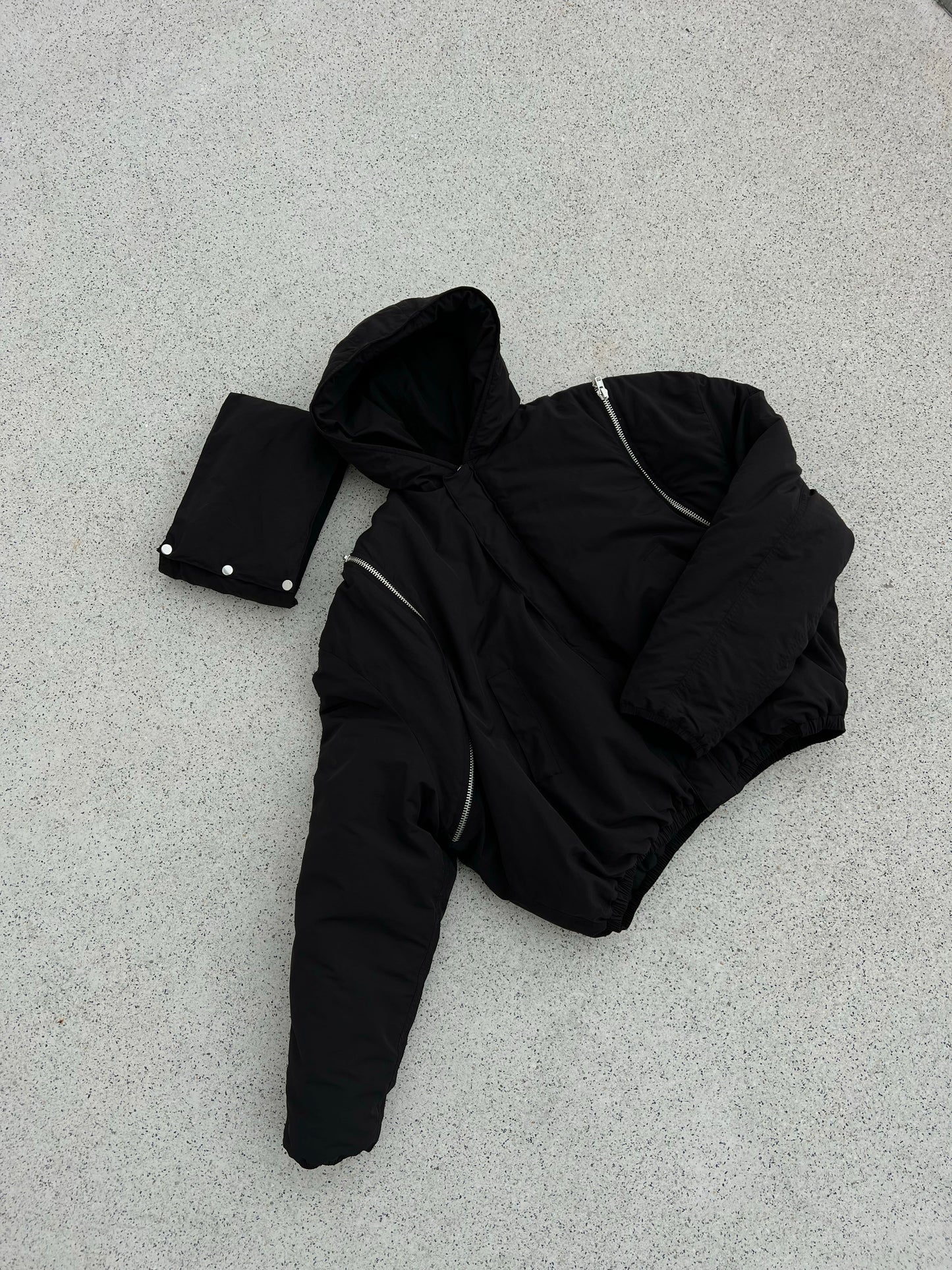 Zip Bomber Jacket black