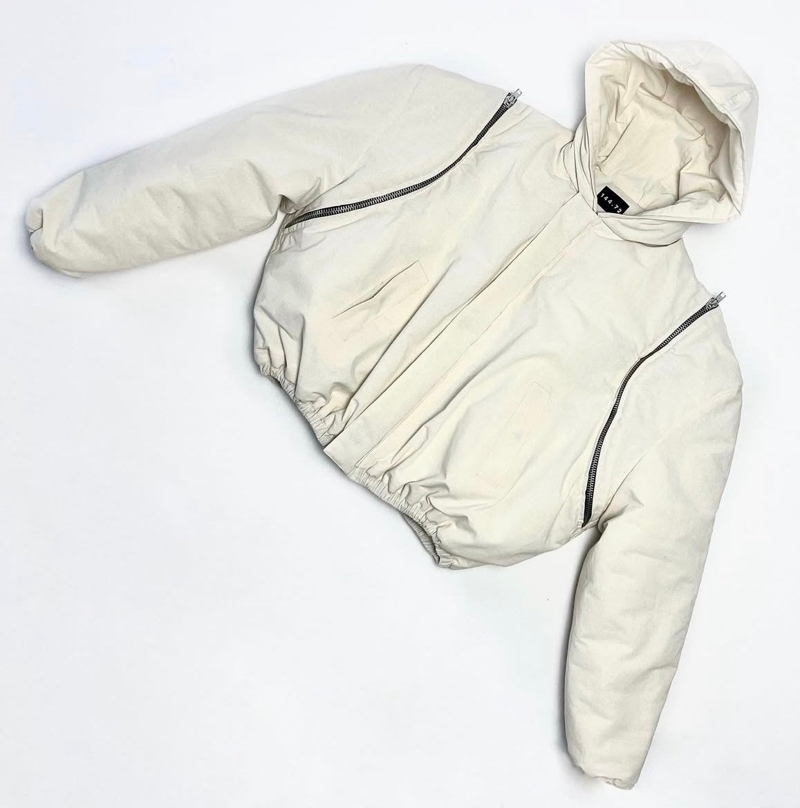 Zip Bomber Jacket sand