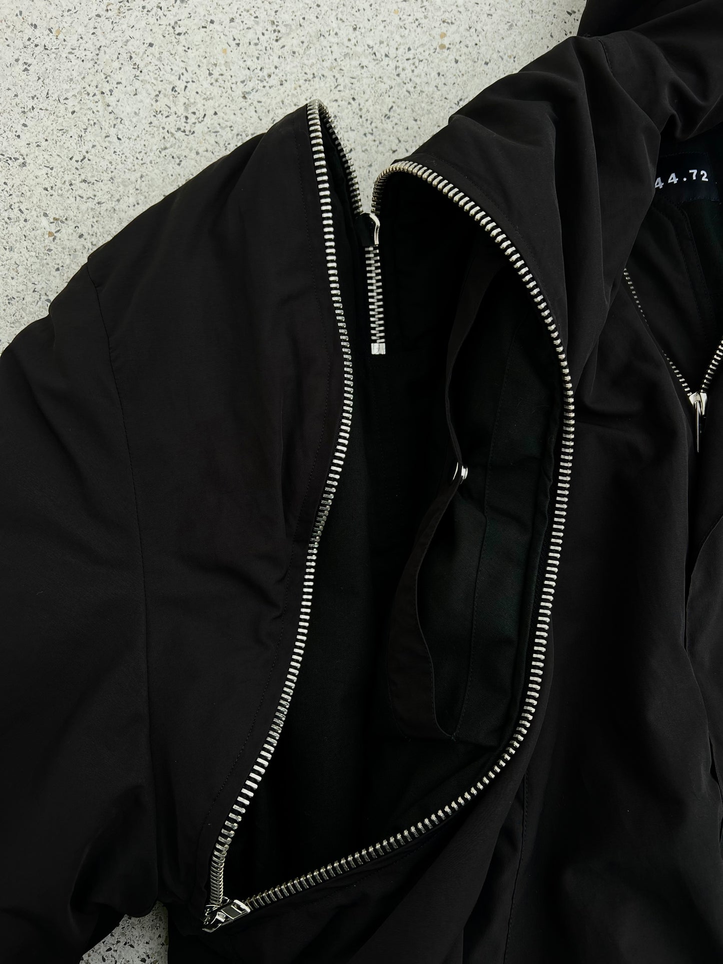 Zip Bomber Jacket black