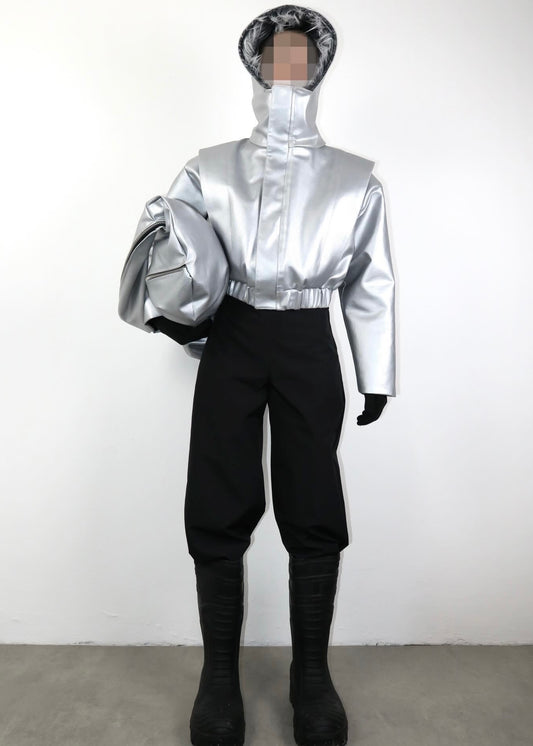 144 LAYERED JACKET SILVER