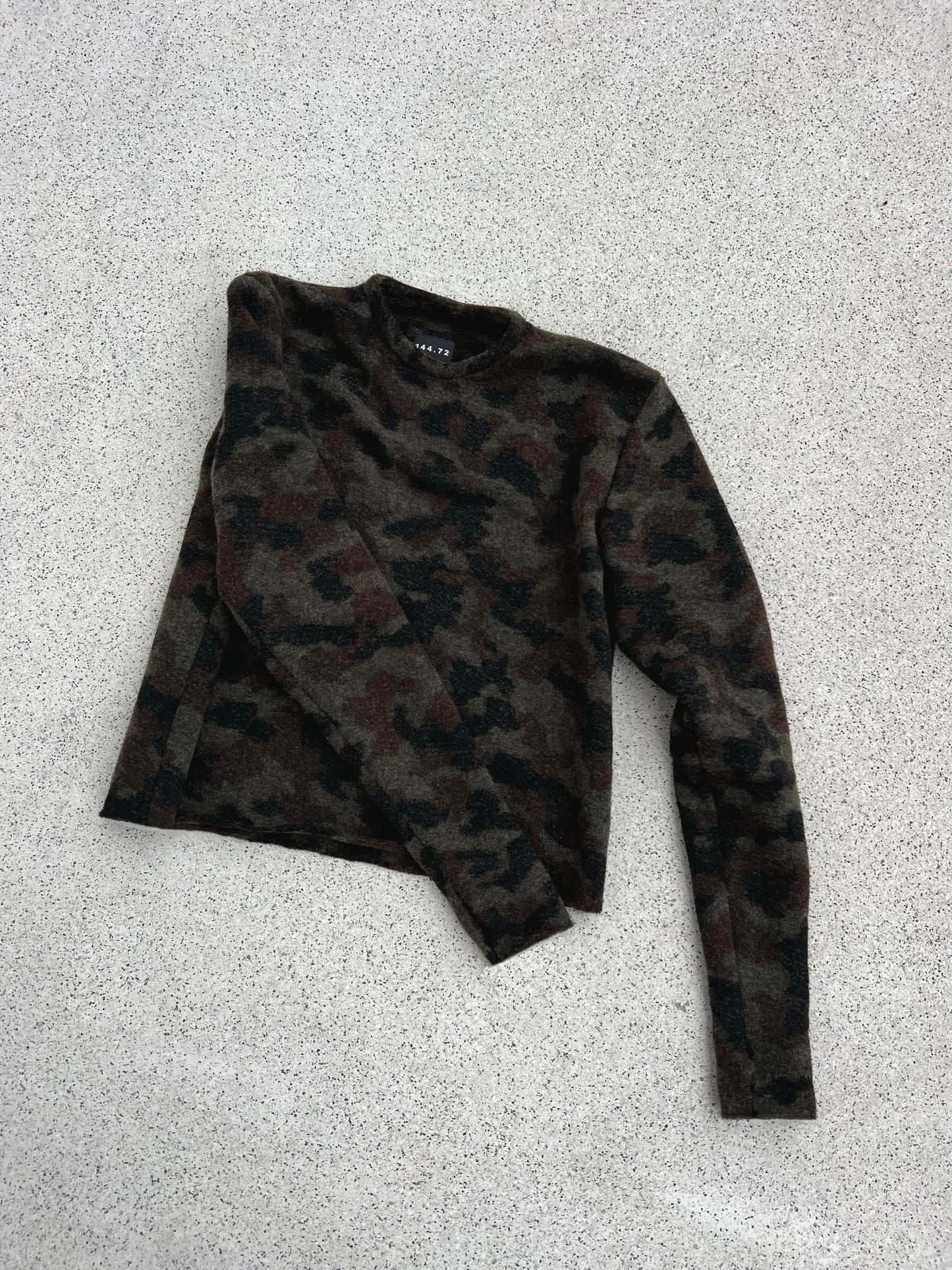 Camouflage Knit Sweater