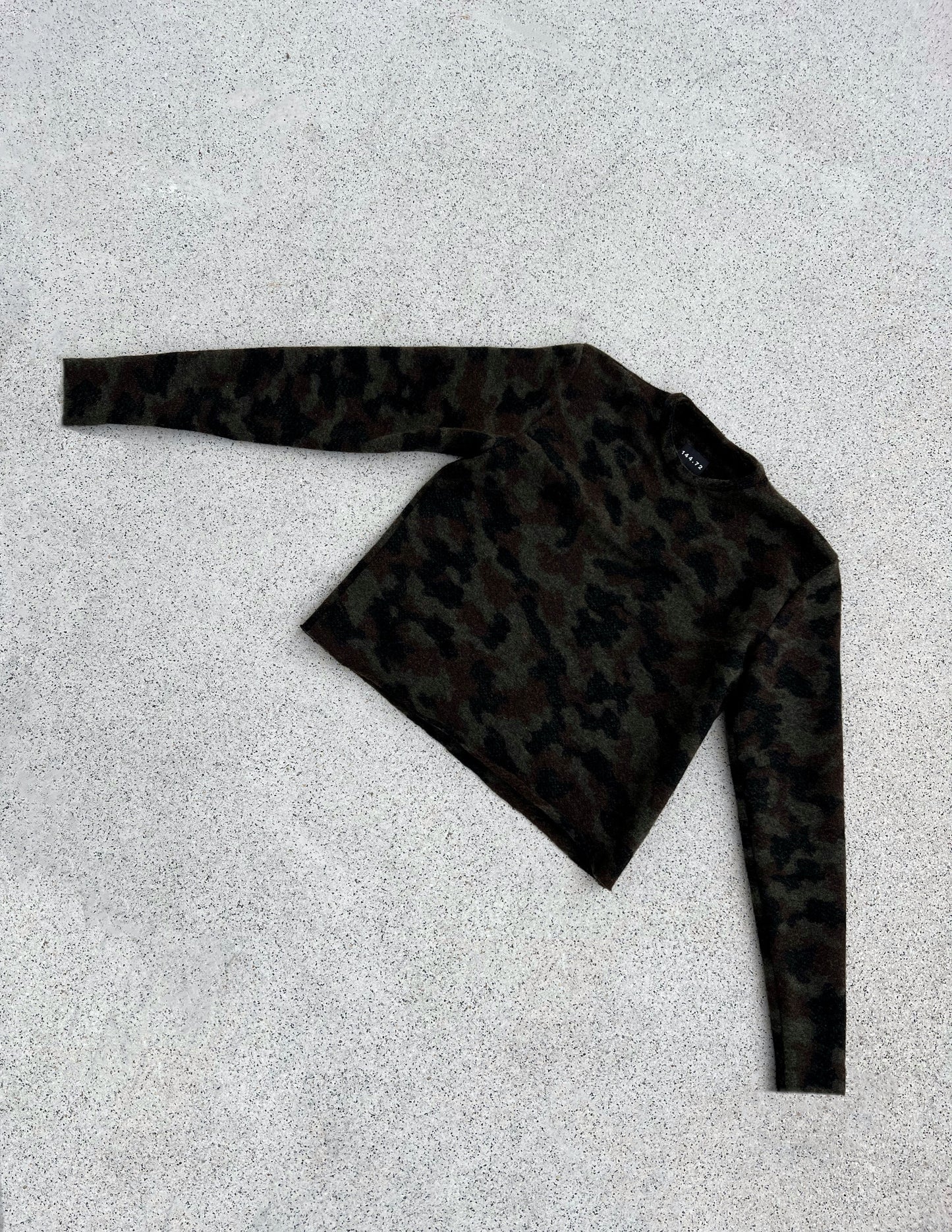 Camouflage Knit Sweater